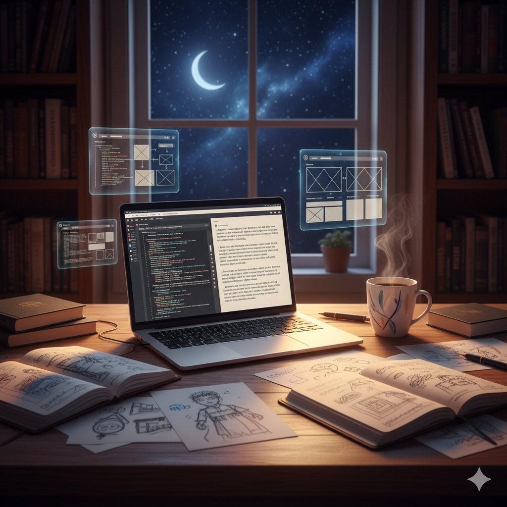Collaborative creativity between human and AI